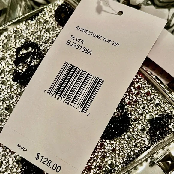 Betsy Johnson Rhinestone Skull Purse - Picture 7 of 8